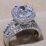 Crown Sparkling Luxury Engagement Ring Rings