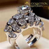Luxury Female Wedding Set - Smt3827 Engagement Rings