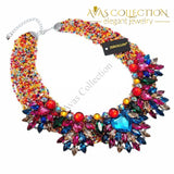 Handmade Acrylic Resin Bead Necklace Choker Necklaces