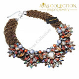 Handmade Acrylic Resin Bead Necklace Choker Necklaces