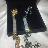 White Gold / Yellow Filled Mens Bracelet