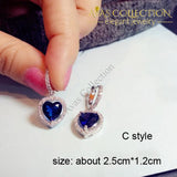 Luxury Royal Blue Earrings Collection Drop