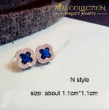 Luxury Royal Blue Earrings Collection Drop