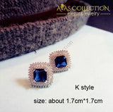 Luxury Royal Blue Earrings Collection Drop