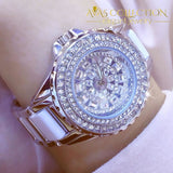 Fashion Watch Crystal Dress In Gold Or Silver Womens Watches