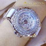 Fashion Watch Crystal Dress In Gold Or Silver Womens Watches