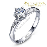 Fine 2.5Mm 0.5 Carat Engagement Ring Rings