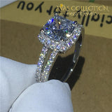 Cushion Cut 2Ct Engagement Ring Rings