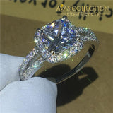 Cushion Cut 2Ct Engagement Ring Rings