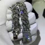 Iced Out  Bracelet Cuban Link Chain Miami Bracelet