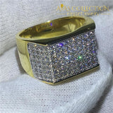 Male 14k Yellow Gold Filled Hip Hop Ring - Avas Collection