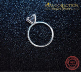 Round Cut 14k Yellow Gold/ 18k White Gold Filled/ 925 Engagement Ring/Promise Ring/ Anniversary - Avas Collection