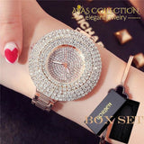 Full Crystal Luxury Watch Womens Watches