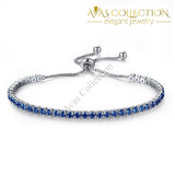 Birthstone Crystal Bracelet/ Avas Collection Chain & Link Bracelets