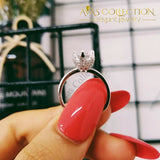 New Arrival Solid 925 Sterling Silver Solitaire Ring Rings