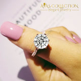 2019 New Arrival Real 925 Sterling Silver Ring Solitaire Lr4584S Rings