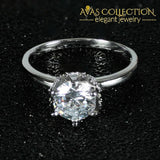 New Arrival Solid 925 Sterling Silver Solitaire Ring Rings