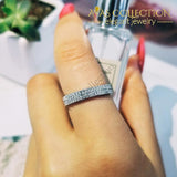 Rose Gold/ White Gold Filled Eternity Ring - Avas Collection