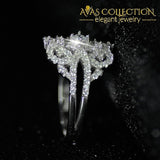 Solid 925 Sterling Silver Open Adjustable Ring- LR4431S - Avas Collection