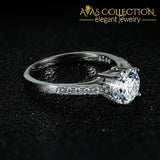 Classic Promise Ring/ Engagement Ring Solid 925 Silver Rings