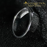 Solid 925 Sterling Silver Males Wedding Band Rings