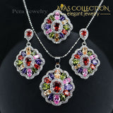 Elegant Design Big Square 3 Piece Jewelry Set Sets