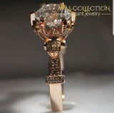 Round Cut 2 Carat Engagement Ring Underwear