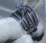 Princess Cut 3 In 1 Ring Set Rings