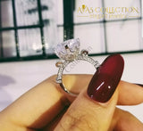 4Ct Flower Crown Ring Design Rings
