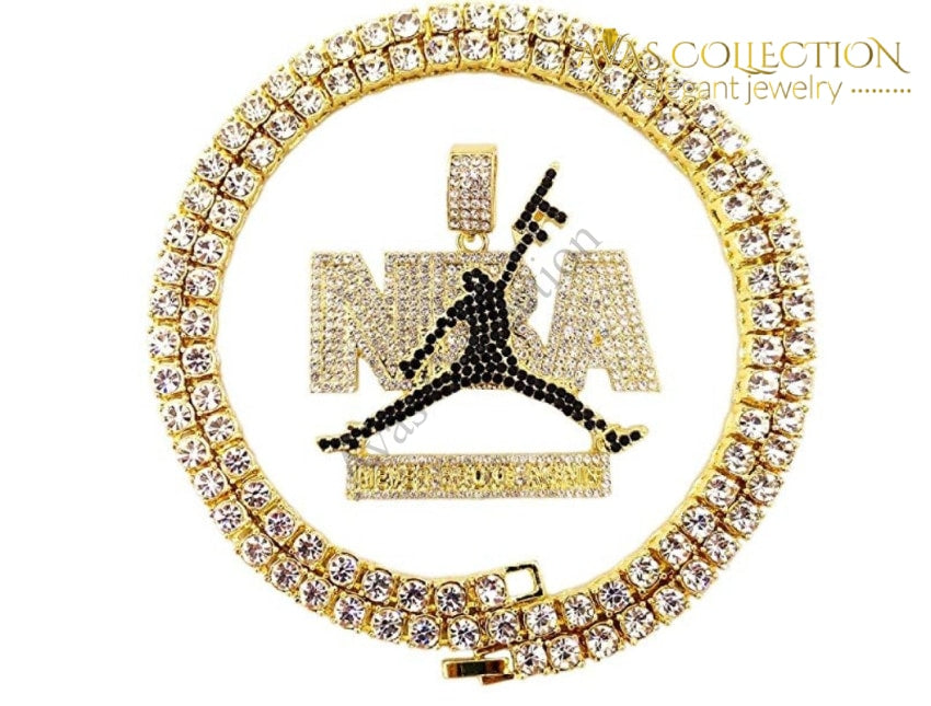 NBA iced out chain – Avas Collection