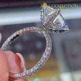 Unique Luxury Princess Cut Engagement Ring 6 / White Rings