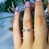 Solid Real 925 Sterling Silver Eternity Ring Rings