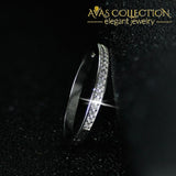 Solid Real 925 Sterling Silver Eternity Ring Rings