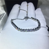 Sparkling  Extend Bracelet White Gold Filled