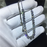 Sparkling  Extend Bracelet White Gold Filled