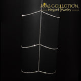 Multi-layer Crystal Thigh Leg Body Chain Beach 3 Layers - Avas Collection