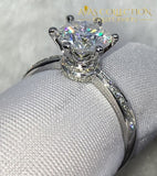Crown 2ct Engagement Ring - Avas Collection