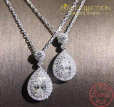 Water Shape Pendant 925 Sterling Silver - Avas Collection