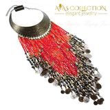 Resin Tassels Bib Necklace Choker Necklaces