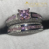 Stunning 2 In 1 Engagement Ring Set Rings