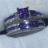 Stunning 2 In 1 Engagement Ring Set Rings