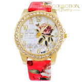 Flower Rhinestone Watch Womens Watches