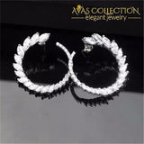 Luxury Designer Fashion 925 Sterling Silver Earrings - Avas Collection