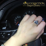 Big Heart Shape Engagement Ring/ Promise Ring - Avas Collection