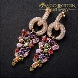 Fancy Dangle Earring- Rose Gold Filled Drop Earrings