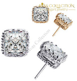 3 Colors Stud Earrings