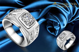 0.75Ct Mens Band Rings