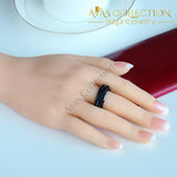 Dark Night Lovers Set Rings