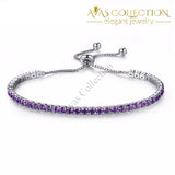 Birthstone Crystal Bracelet/ Avas Collection Chain & Link Bracelets