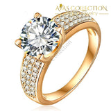2 Carat Engagement Ring Gold Filled - Avas Collection